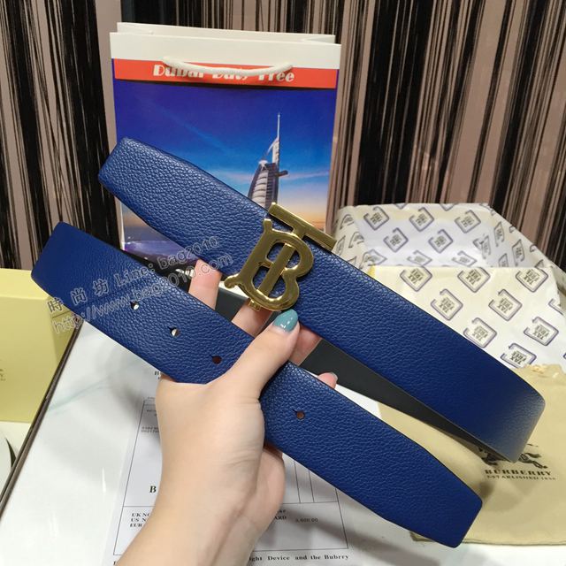 Burberry皮帶 TB經典款 巴寶莉男士皮帶  xfp2100
